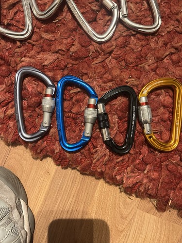 Screw gate carabiner 1x - 4x,