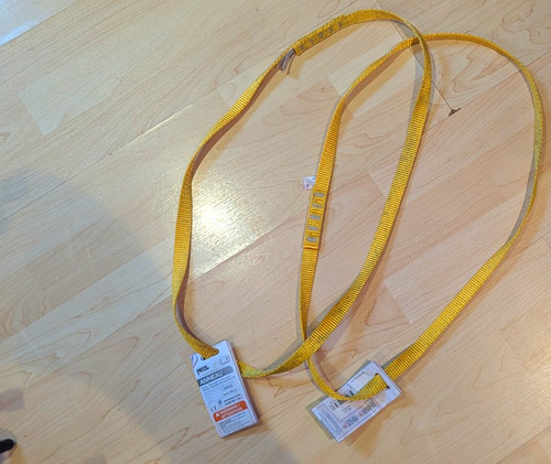 Petzl anneau 60cm yellow - petzl,