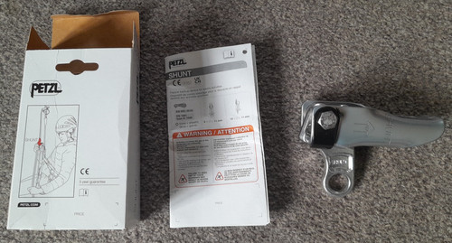 Petzl shunt for self - shunt, belay